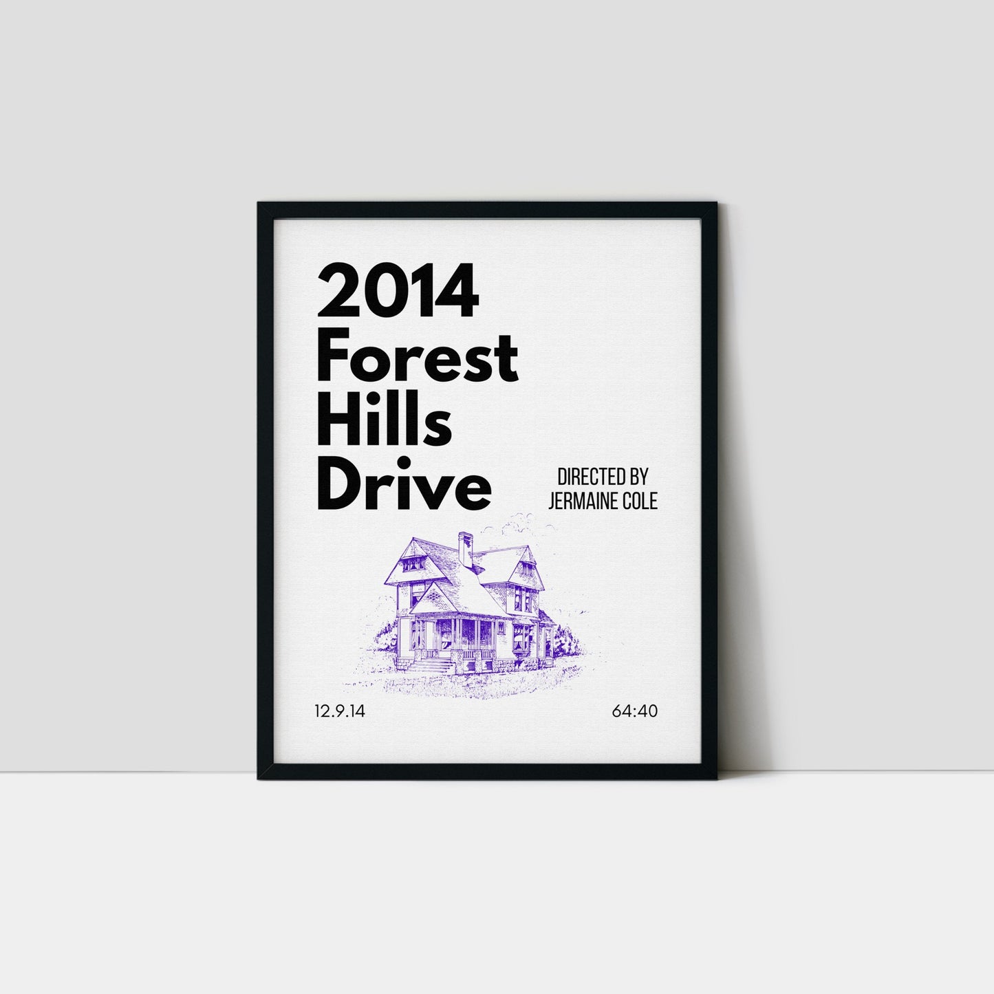 2014 Forest Hills Drive Inspired Art Print