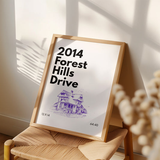 2014 Forest Hills Drive Inspired Art Print