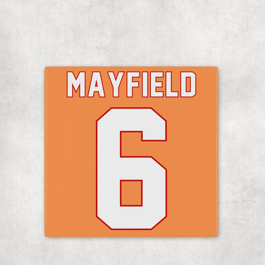 Tampa Bay Buccaneers Jersey Inspired Coasters