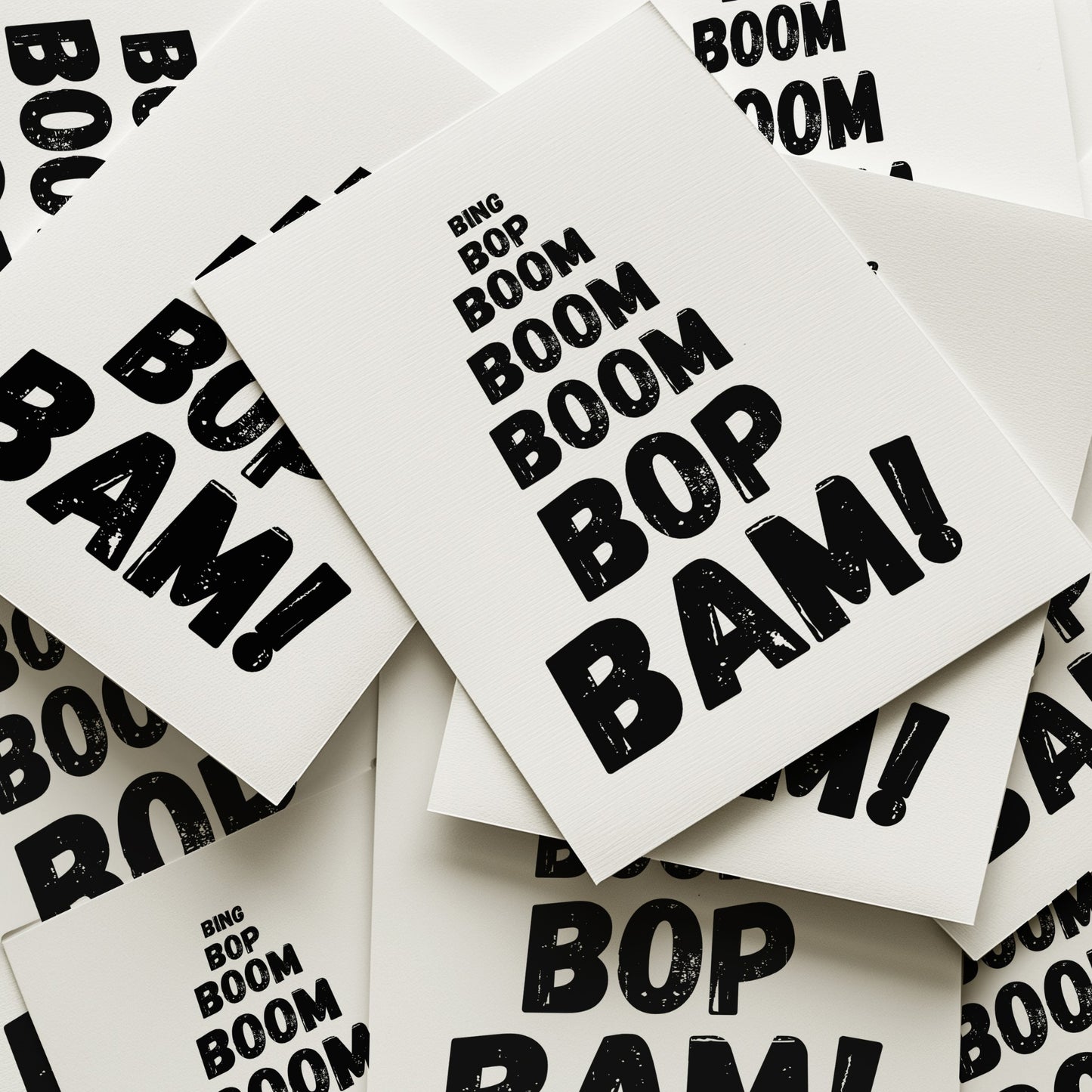 Boom Bop Bam Art Print