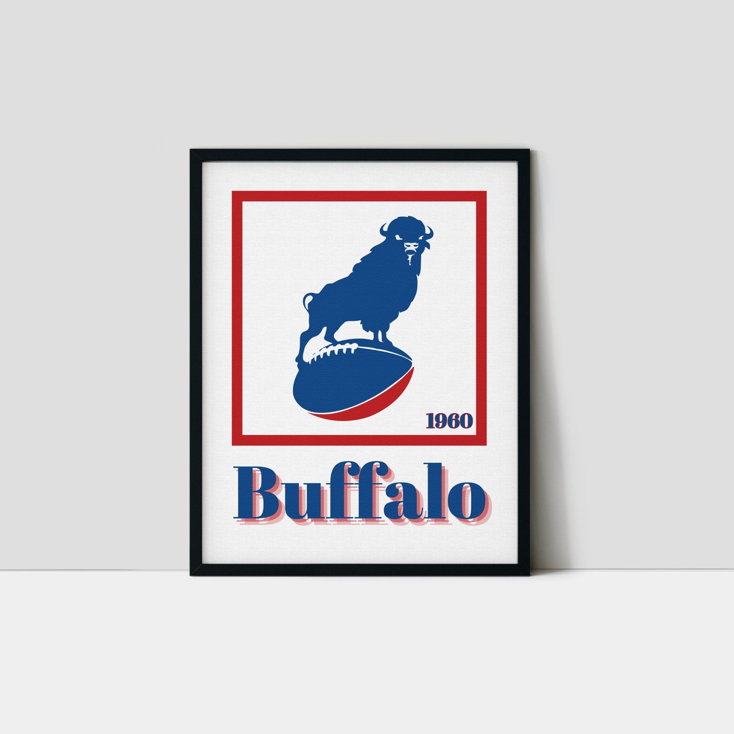 Buffalo Bills Minimalist Art Print