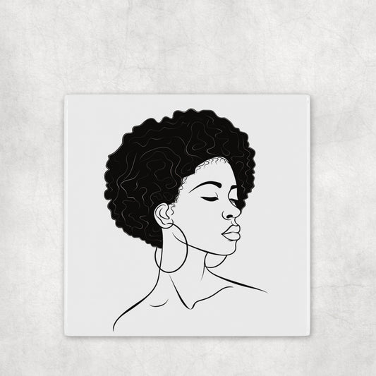 Natural Muse Afro Beauty Coasters