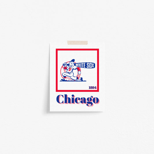 Chicago White Sox Minimalist Art Print