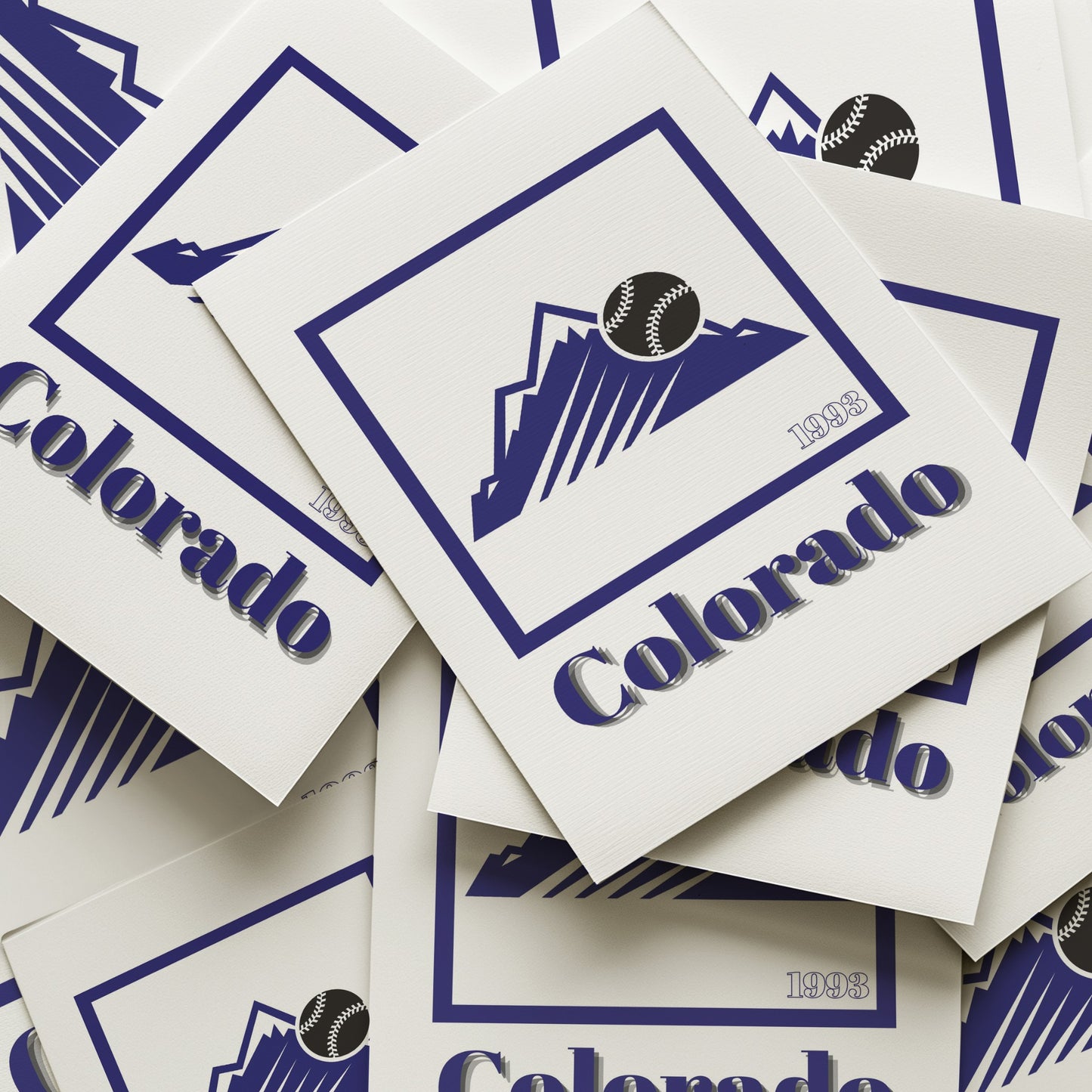 Colorado Rockies Minimalist Art Print