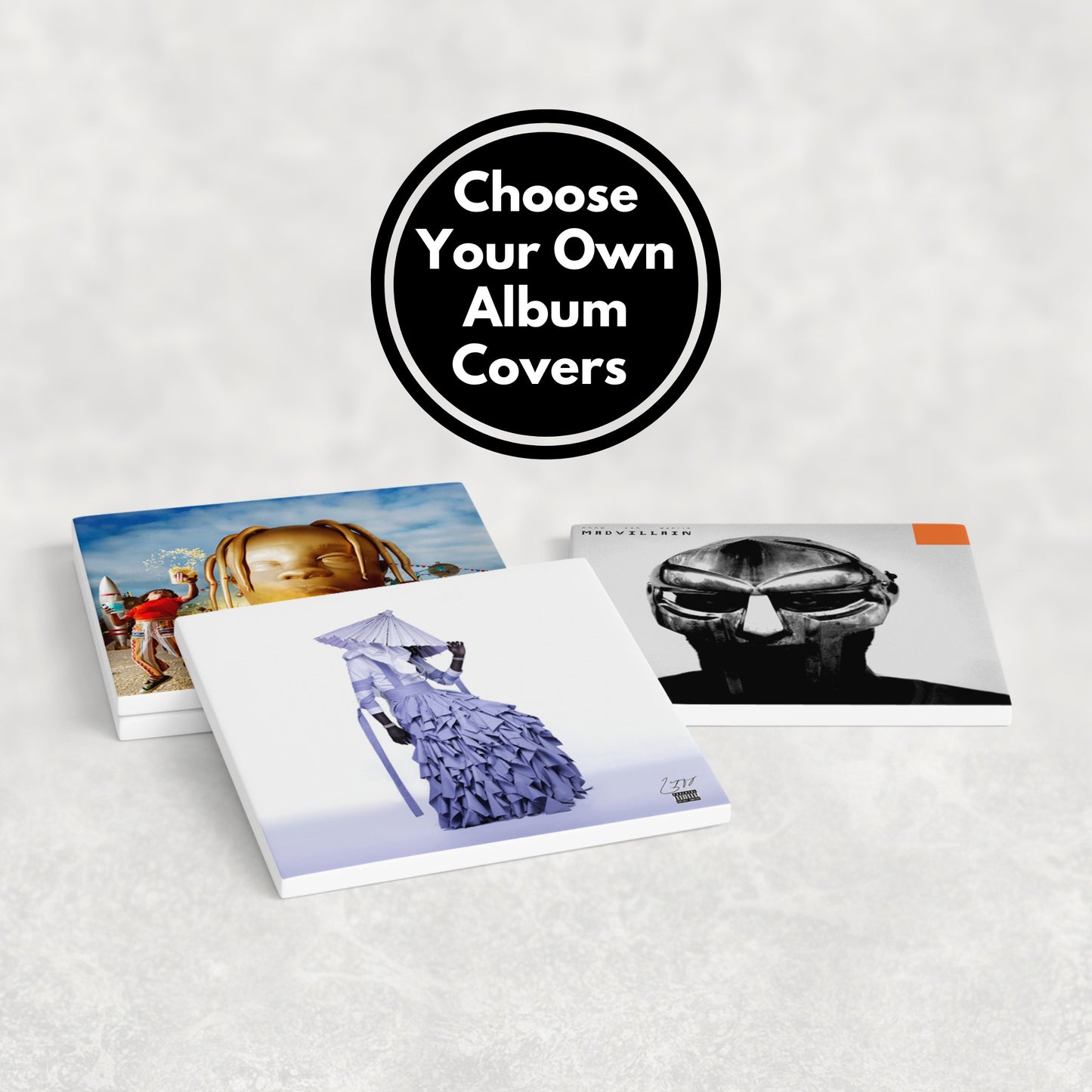 Custom Hip Hop Album Cover Coasters