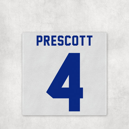 Dallas Cowboys Jersey Inspired Coasters