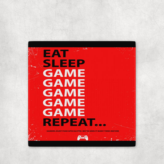 Eat Sleep Game Repeat Coasters