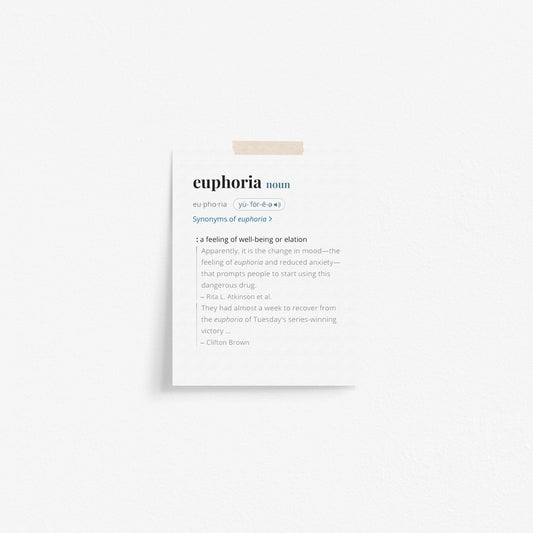 Euphoria Cover Art Print