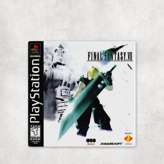 Final Fantasy VII PS1 Cover Art Coasters
