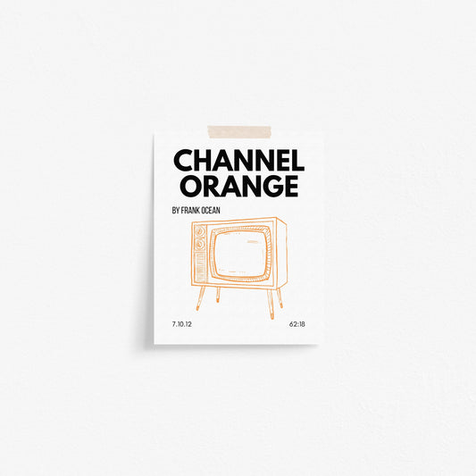 Channel Orange Inspired Art Print