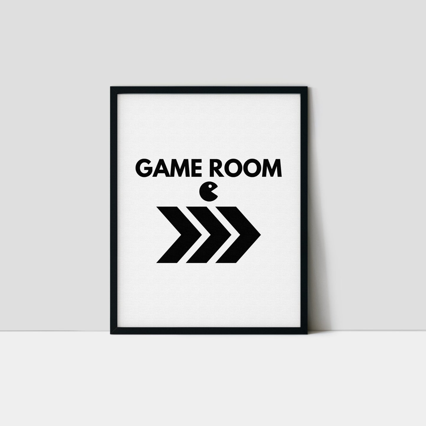 Game Room "that way" Art Print