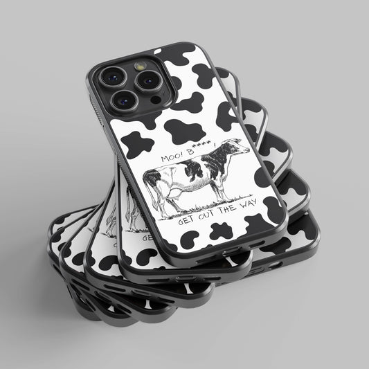 Moo! B*****! Get Out The Way iPhone Case