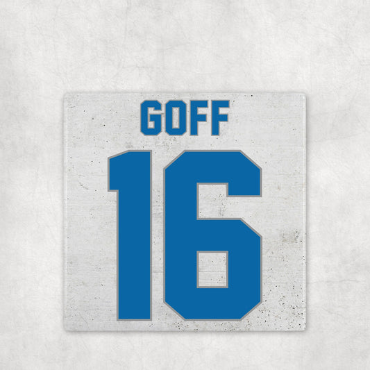Detroit Lions Jersey Inspired Coasters