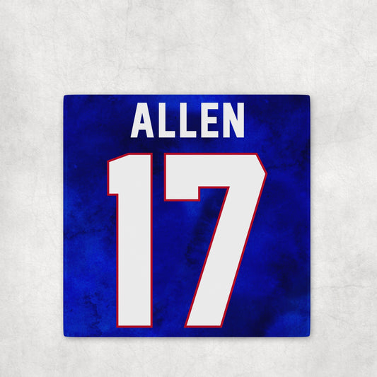 Buffalo Bills Jersey Inspired Coasters