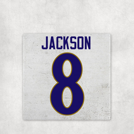 Baltimore Ravens Jersey Inspired Coasters