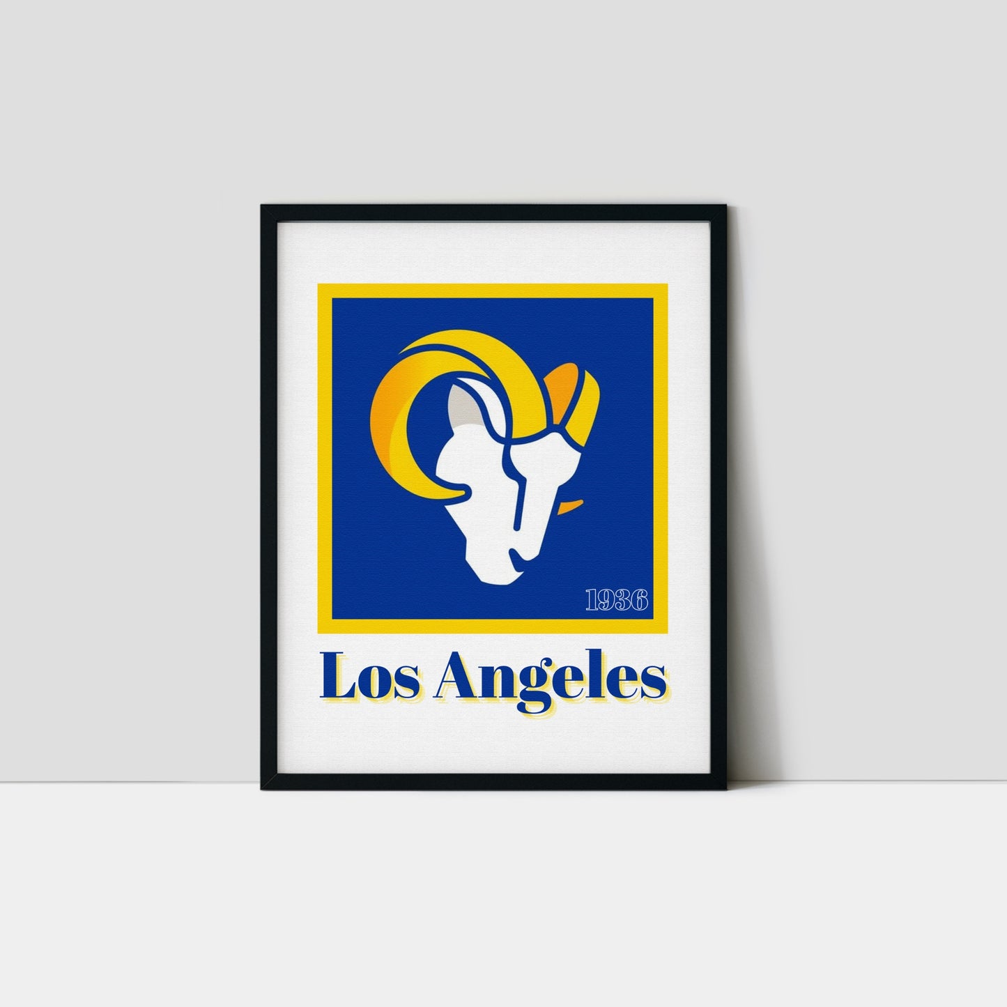 Los Angeles Rams Minimalist Art Print