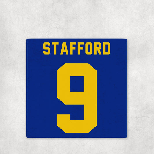 Los Angeles Rams Jersey Inspired Coasters