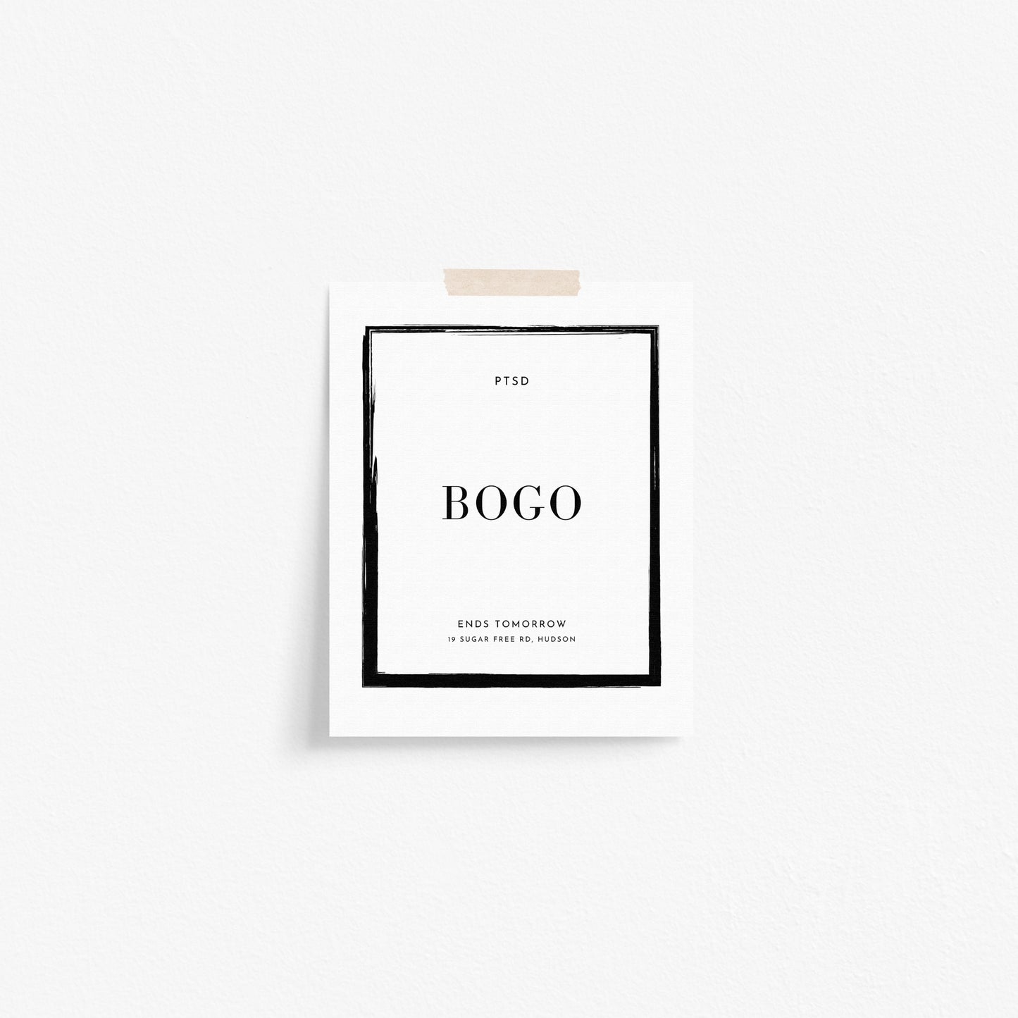 PTSD BOGO Minimalist Art Print