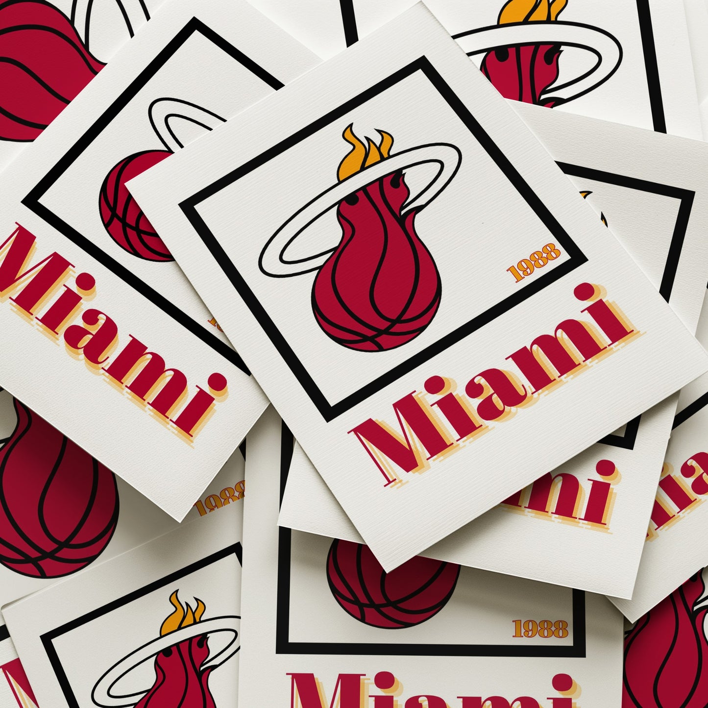 Miami Heat Minimalist Art Print