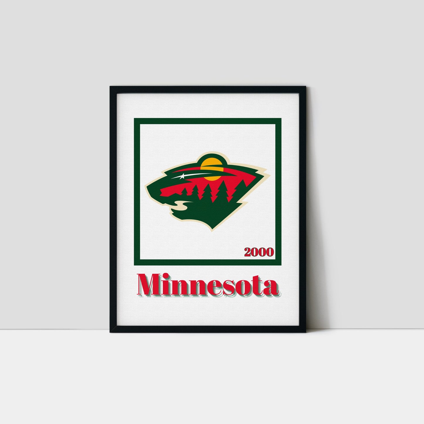 Minnesota Wild Minimalist Art Print