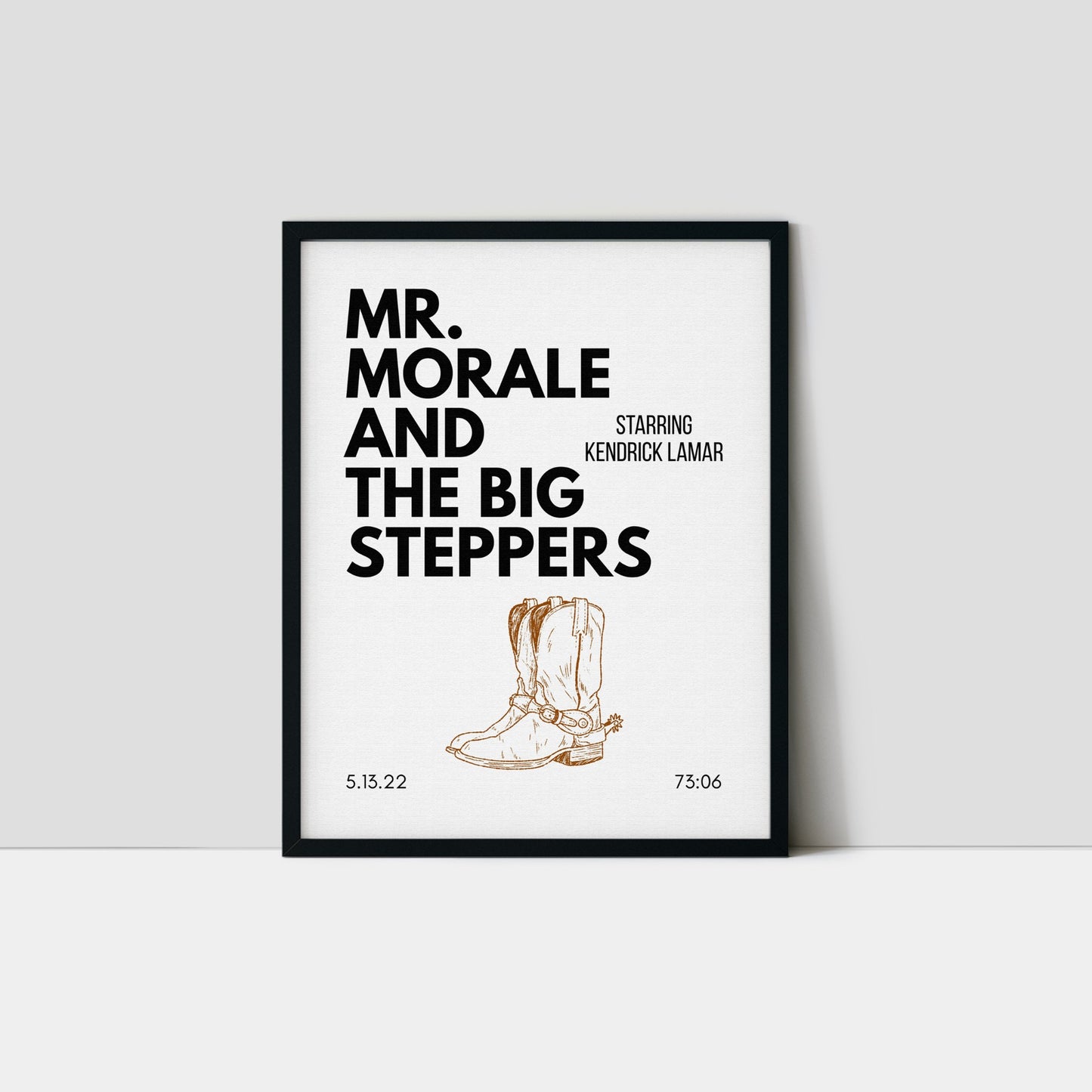 Mr. Morale & the Big Steppers Inspired Art Print