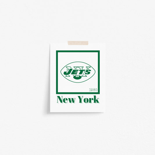 New York Jets Minimalist Art Print
