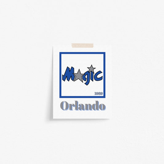 Orlando Magic Minimalist Art Print