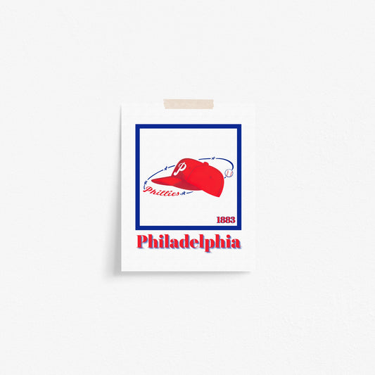 Philadelphia Phillies Minimalist Art Print