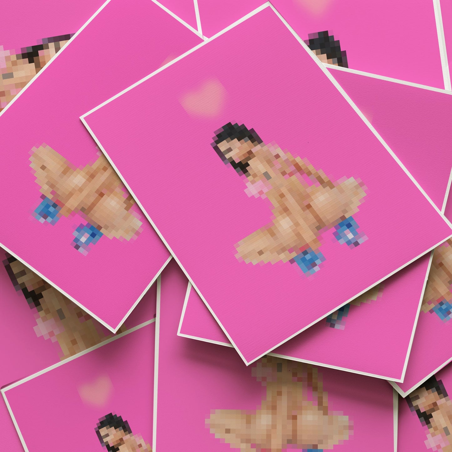 Pixelated Nicki Art Print