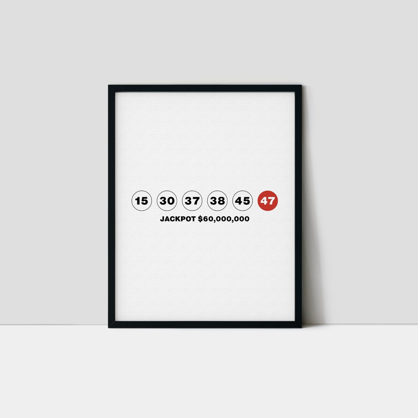 All About The Benjamins Lottery Art Print