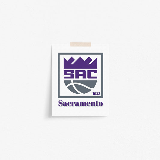 Sacramento Kings Minimalist Art Print
