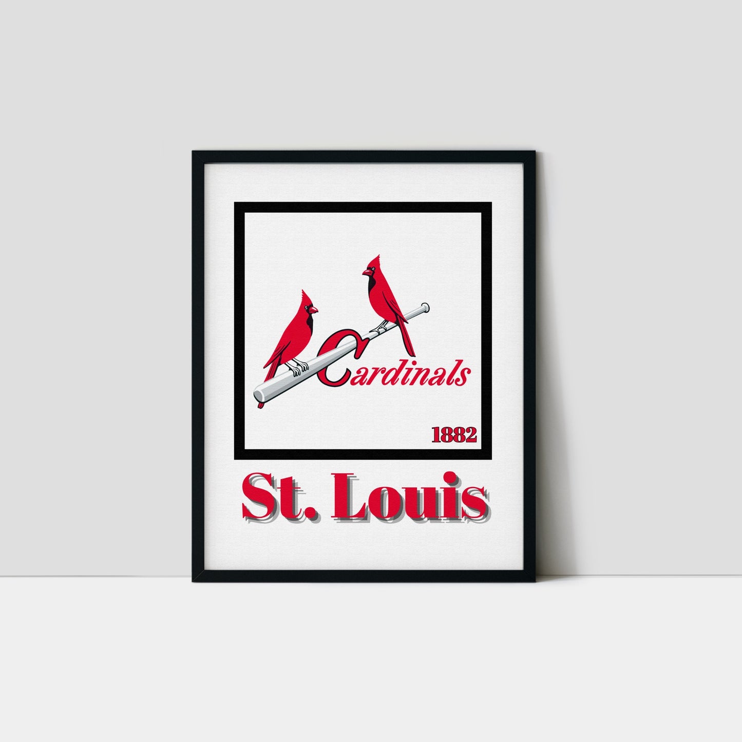 St. Louis Cardinals Minimalist Art Print