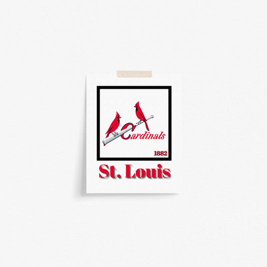 St. Louis Cardinals Minimalist Art Print