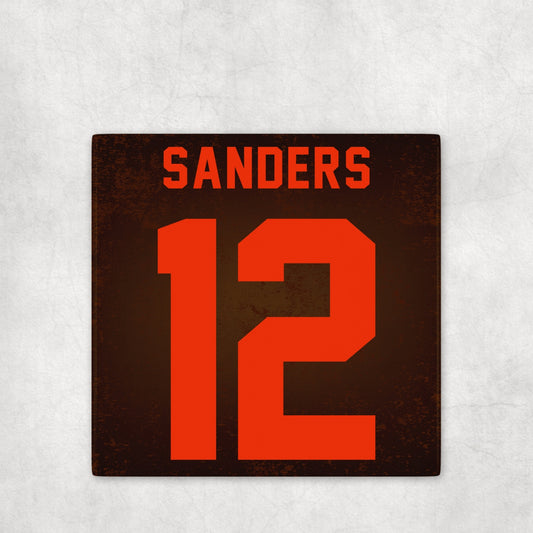 Cleveland Browns Jersey Inspired Coasters
