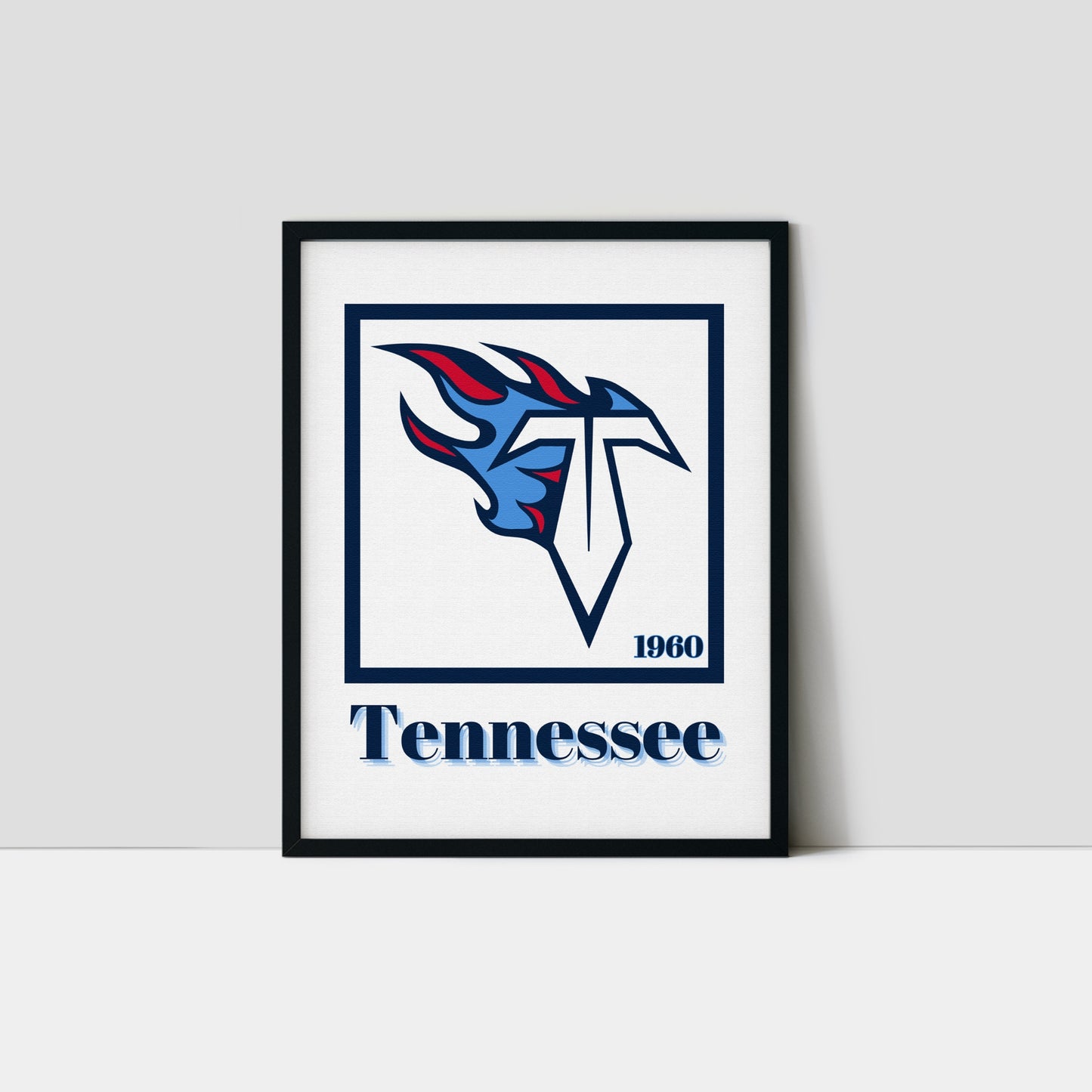 Tennessee Titans Minimalist Art Print