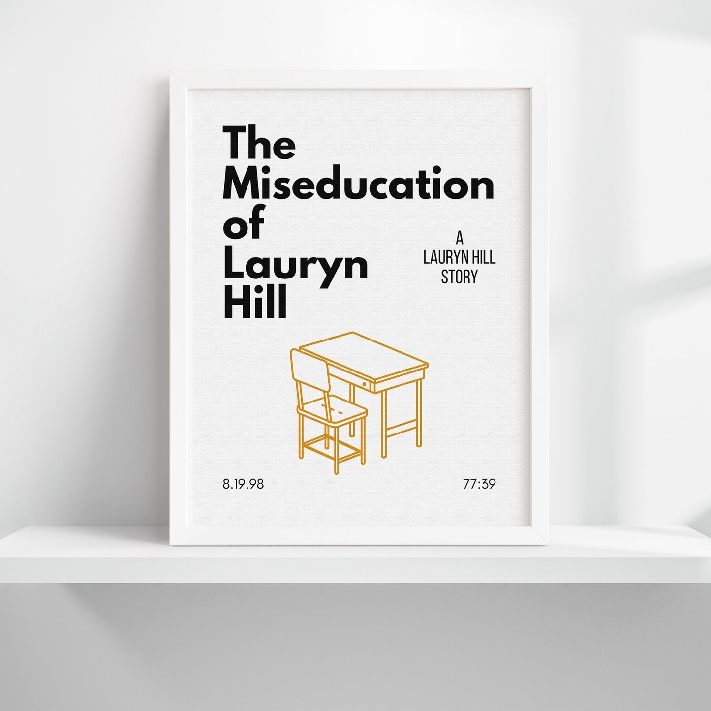 The Miseducation of Lauryn Hill Inspired Art Print