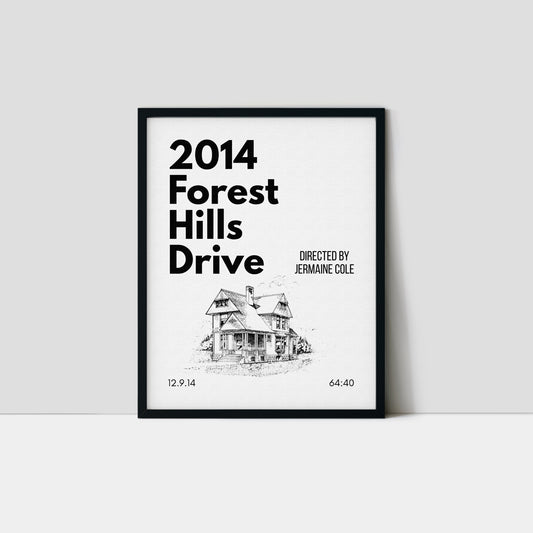 2014 Forest Hills Drive Inspired Art Print