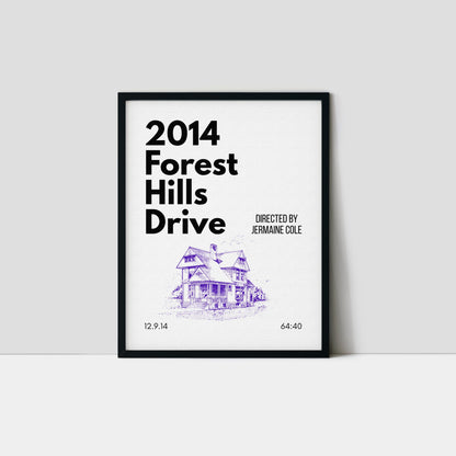 2014 Forest Hills Drive Inspired Art Print