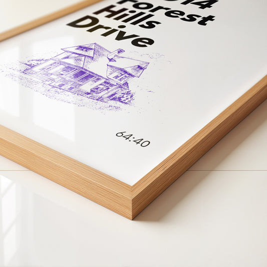 2014 Forest Hills Drive Inspired Art Print