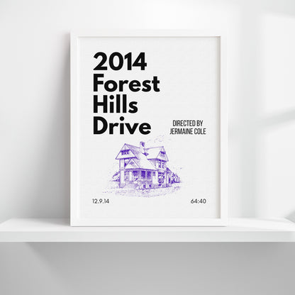 2014 Forest Hills Drive Inspired Art Print