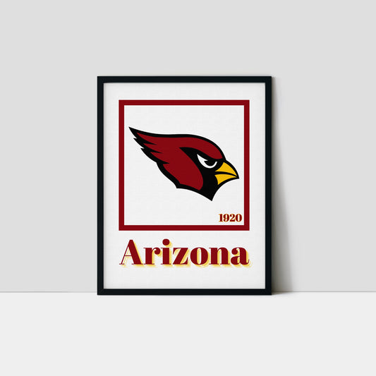 Arizona Cardinals Minimalist Art Print