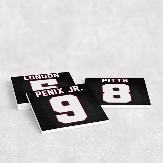 Atlanta Falcons Jersey Inspired Coasters