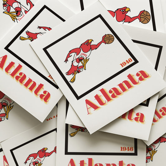 Atlanta Hawks Minimalist Art Print