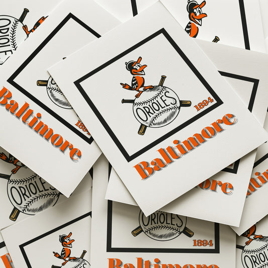 Baltimore Orioles Minimalist Art Print