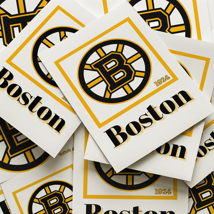 Boston Bruins Minimalist Art Print