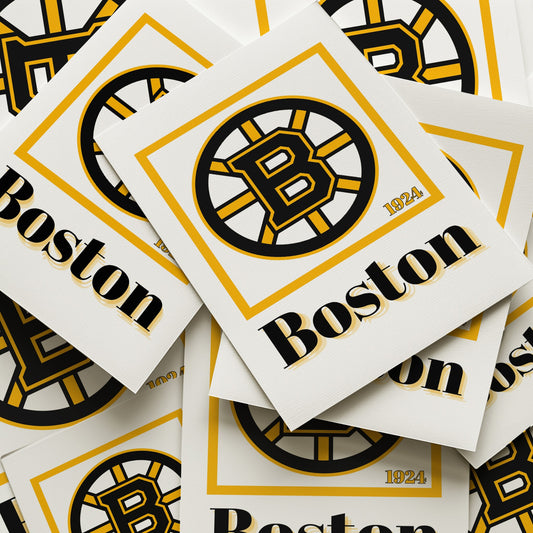 Boston Bruins Minimalist Art Print