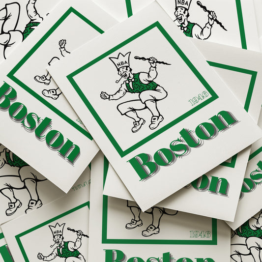 Boston Celtics Minimalist Art Print