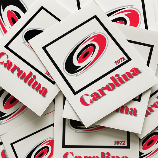 Carolina Hurricanes Minimalist Art Print