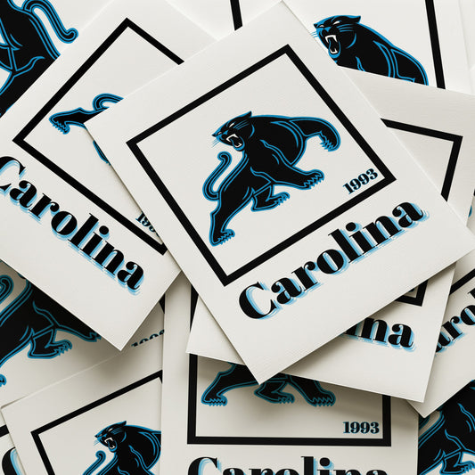 Carolina Panthers Minimalist Art Print
