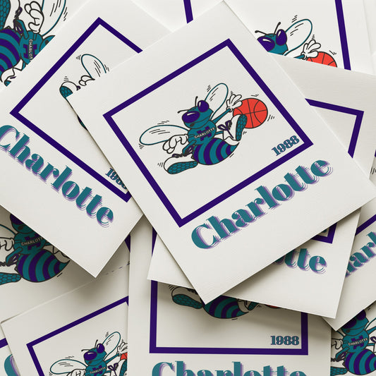 Charlotte Hornets Minimalist Art Print